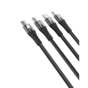⁦כבל MIRACASE Type-C to Type-C + Type-C + Lightning 3IN1⁩ – תמונה ⁦2⁩