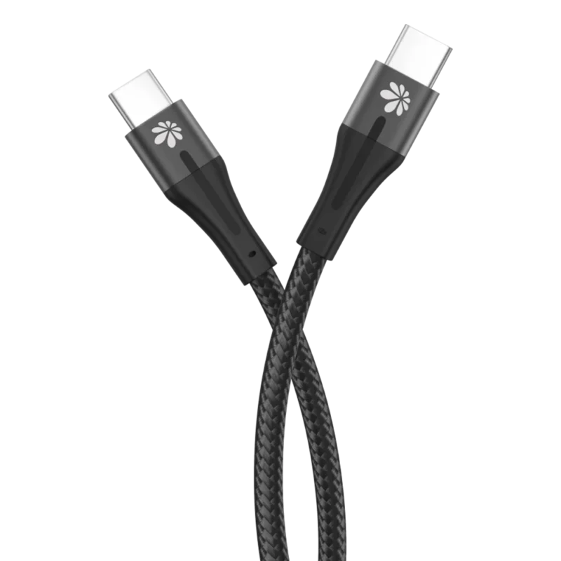⁦כבל שזור MIRACASE Type-C to Type-C 3M 60W⁩ – תמונה ⁦2⁩