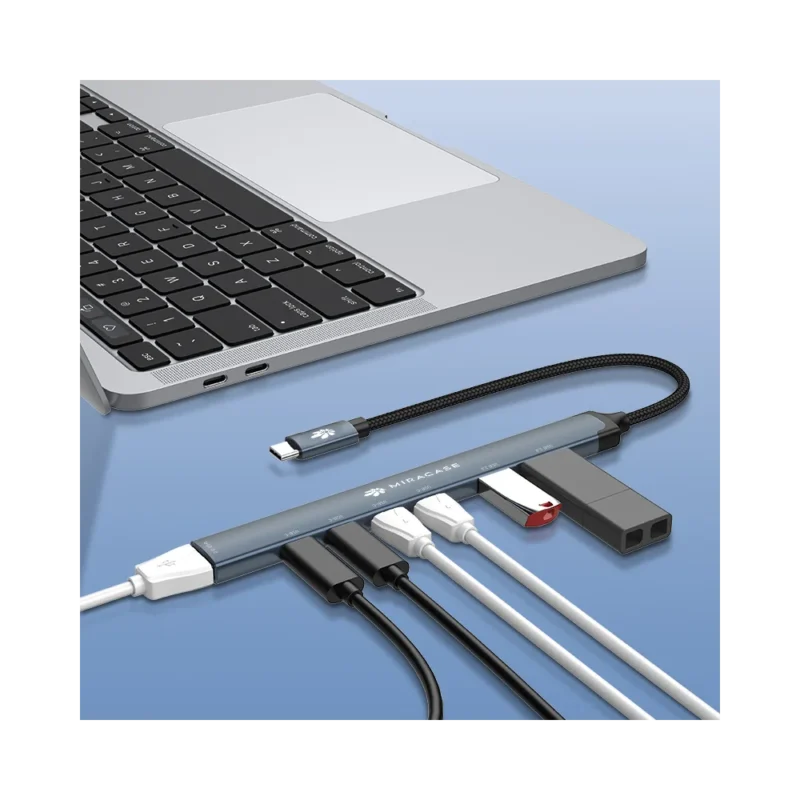 ⁦מפצל USB-C דגם MHUB540 מבית Miracase⁩ – תמונה ⁦2⁩