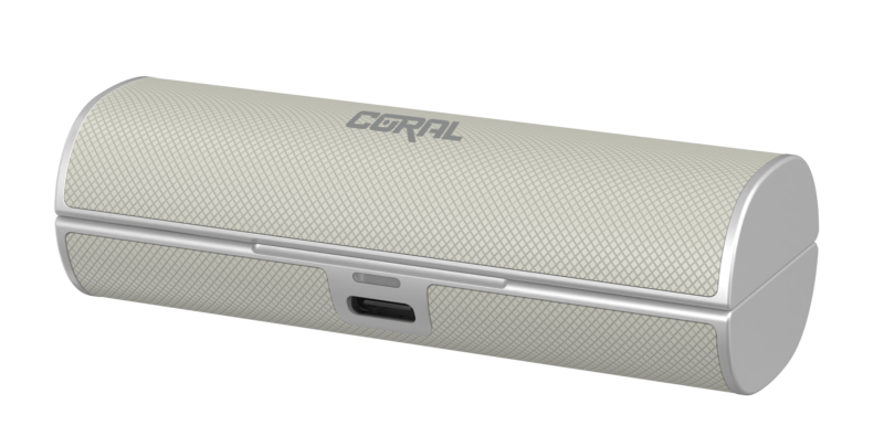 אוזניות אלחוטיות צבע לבן CORAL Roll TWS BT White