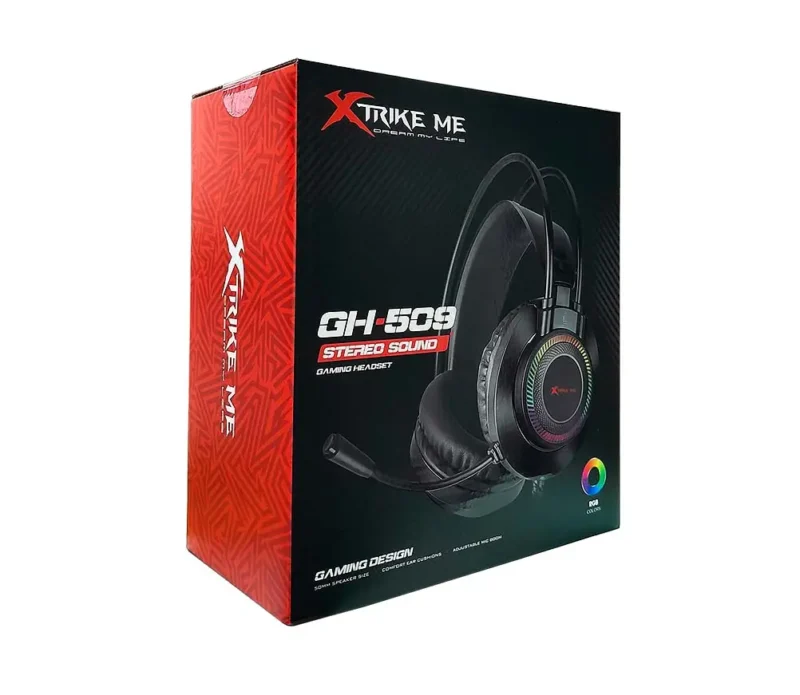 אוזניות גיימינג חוטיות דגם GH-509 מבית XtrikeMe