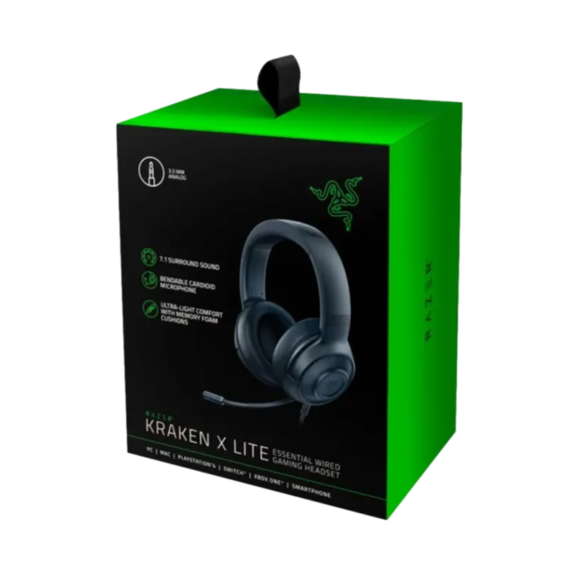 אוזניות גיימינג RAZER KRAKEN X LITE