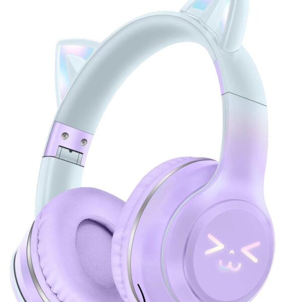 אוזניות קשת אלחוטיות לבן סגול Junior White-Purple