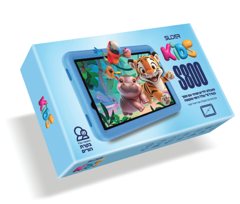 טאבלט כחול סליידר דגם S800 SLIDER Kids 8" LTE