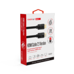 כבל 1.8 מ' שחור ENERGY HDMI to HDMI 2.1 /8K