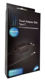 מטען 25W עם כבל PD Type-C מבית Samsung