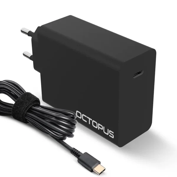 מטען אוניברסלי למחשב לנייד Type-C 100W מבית Octopus
