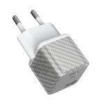 מטען בית ENERGY Carbon GaN Nano PD30W+C to C 1.5M כסף