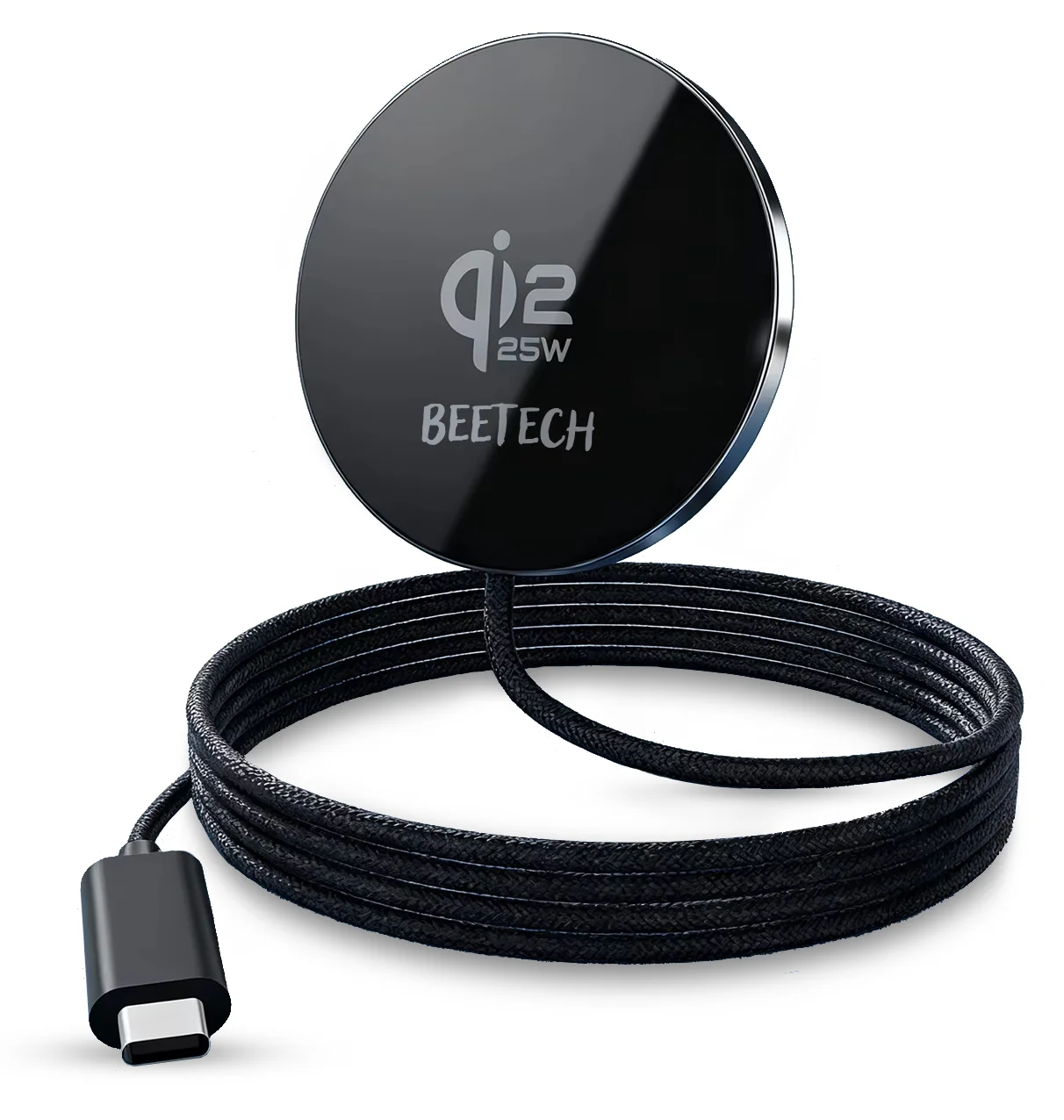 מטען שולחני אלחוטי 25W דגם WC-02 מבית BeeTech