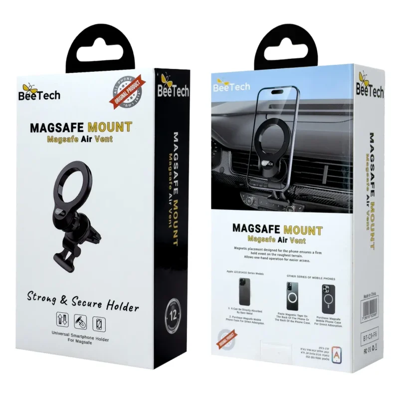 מעמד רכב Magsafe דגם C9-F6 מבית BeeTech