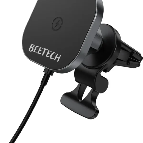 מעמד רכב Magsafe עם טעינה אלחוטית דגם W9-F6 מבית BeeTech