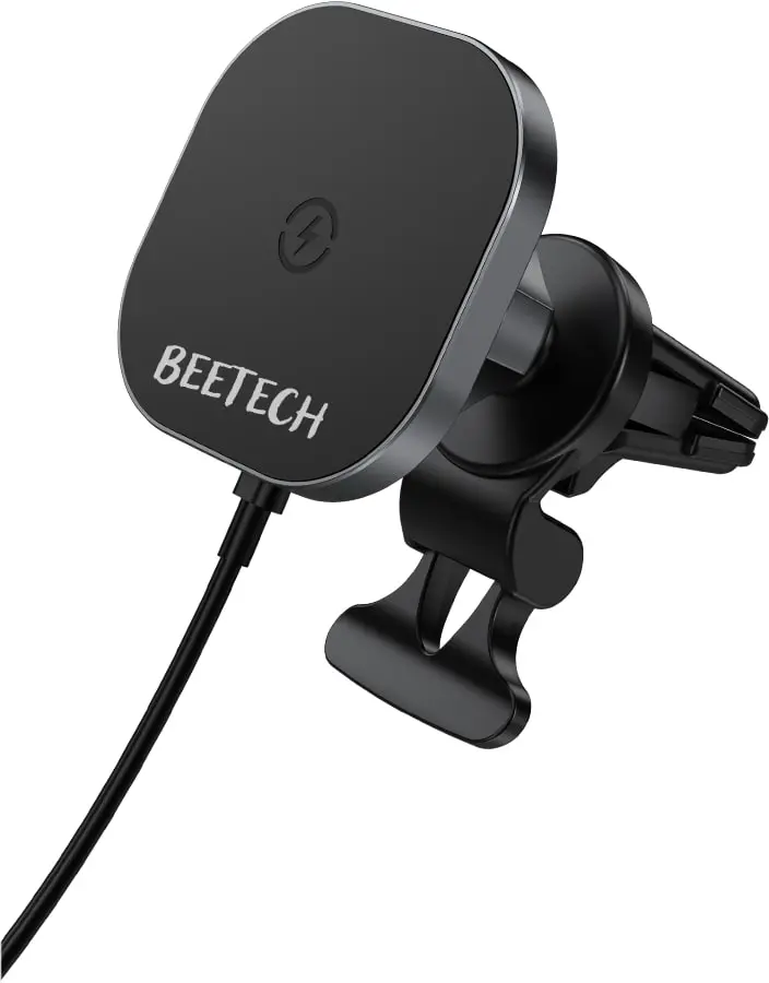 מעמד רכב Magsafe עם טעינה אלחוטית דגם W9-F6 מבית BeeTech