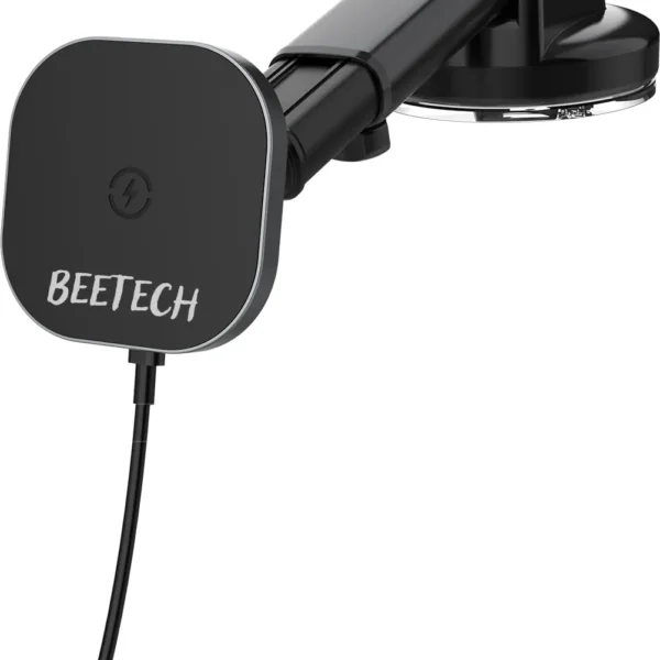 מעמד רכב Magsafe עם טעינה אלחוטית דגם W9-X6 מבית BeeTech