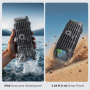 רמקול נייד עם סאבוופר soundcore Boom 3i 50W בצבע שחור