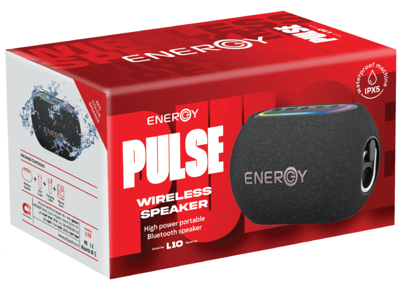 רמקול ENERGY שחור L10 BT Pulse