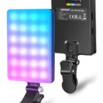 תאורה ניידת עם קליפס דגם LJ-S02 RGB