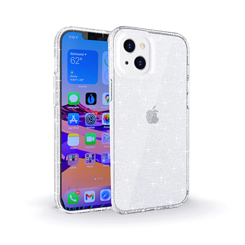 Grip Case Crystal Glitter for iPhone 14 6.1 White